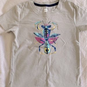 Tea Collection praying mantis tee shirt - size 4
